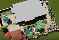 鄭州景觀設(shè)計(jì)公司：平原新區(qū)別墅庭院設(shè)計(jì)