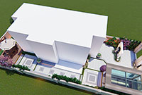 景觀設(shè)計(jì)公司：鄭州200平米庭院景觀設(shè)計(jì)