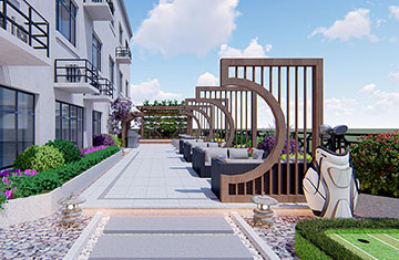 鄭州螞蟻商業(yè)聯(lián)盟屋頂花園設計