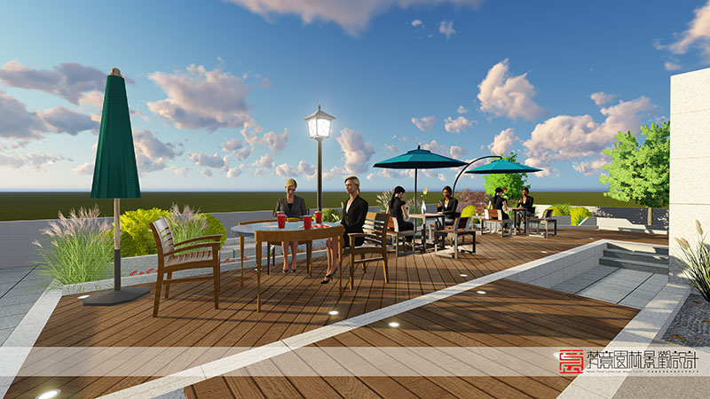 屋頂花園景觀設(shè)計效果圖 屋頂花園景觀設(shè)計效果圖