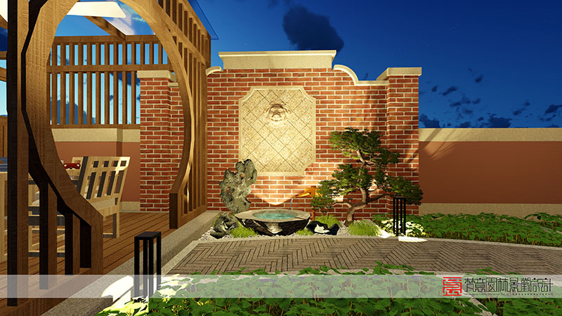 駐馬店別墅庭院設(shè)計