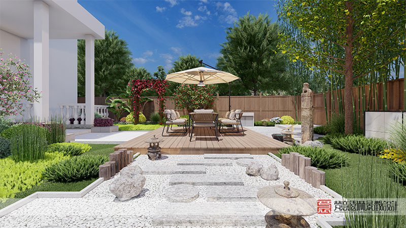 鄭州嶺上人家220㎡庭院設(shè)計