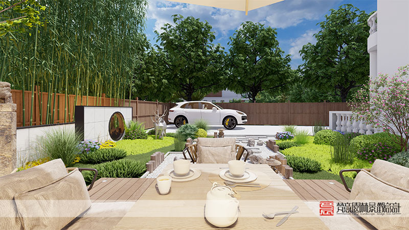 鄭州嶺上人家220㎡庭院設(shè)計