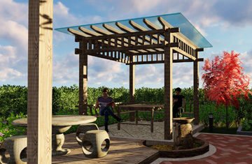 鄭州亞星錦繡山河私家庭院設(shè)計