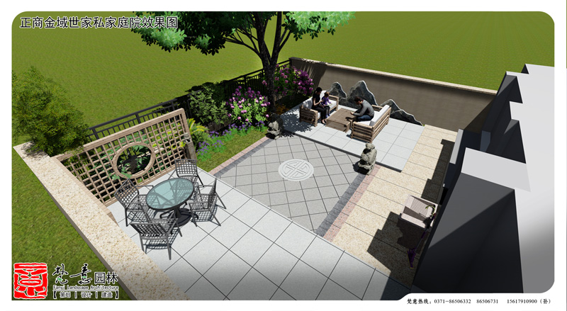 鄭州私家庭院設(shè)計(jì)圖