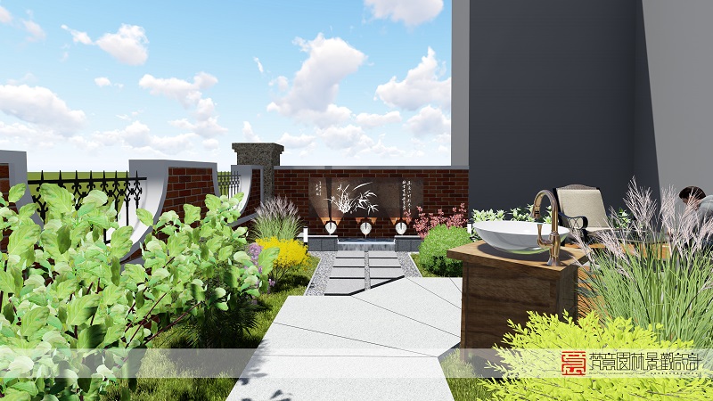 鄭州庭院設(shè)計(jì),登封庭院設(shè)計(jì),天和英倫莊園庭院設(shè)計(jì)